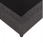 ΥΠΟΣΤΡΩΜΑ/ΚΡΕΒΑΤΙ KING-SIZE SIGGY HM21218 ΓΚΡΙ ΥΦΑΣΜΑ--ΓΙΑ 180x200εκ.