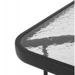 ΣΕΤ ΤΡΑΠΕΖΑΡΙΑΣ 5ΤΜΧ ADAM HM21220 ΚΑΡΕΚΛΕΣ ΜΕΤΑΛΛΙΚΕΣ & ΤΡΑΠΕΖΙ 110x60 ΜΑΥΡΟ