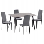 ΣΕΤ ΤΡΑΠΕΖΑΡΙΑΣ 5ΤΜΧ RAVEN HM21224.03 ΚΕΡΑΜΙΚΟ TOP ΓΚΡΙ ΜΑΡΜΑΡΟ--ΒΕΛΟΥΔΟ ΓΚΡΙ