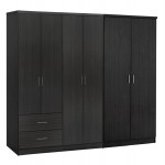 ΝΤΟΥΛΑΠΑ 6ΦΥΛΛΗ BLAKELY HM21235.01 ΜΕΛΑΜΙΝΗ ΧΡΩΜΑ ZEBRANO 201x43x181Υεκ