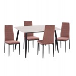 ΣΕΤ ΤΡΑΠΕΖΑΡΙΑΣ 5ΤΜΧ RAVEN HM21264.01 ΚΕΡΑΜΙΚΟ TOP ΛΕΥΚΟ ΜΑΡΜΑΡΟ--ΒΕΛΟΥΔΟ ΣΑΠΙΟ ΜΗΛΟ