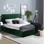 ΚΡΕΒΑΤΙ ΔΙΠΛΟ & ΣΤΡΩΜΑ ALLIE HM21273.03 ΚΥΠΑΡΙΣΣΙ ΒΕΛΟΥΔΟ ΜΕ ΑΠΟΘ.ΧΩΡΟ--160x200εκ