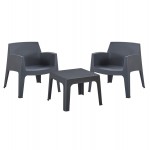 ΣΕΤ LOUNGE 3ΤΜΧ SLEEK HM21274.10 ΓΚΡΙ ΠΟΛΥΠΡΟΠΥΛΕΝΙΟ