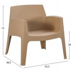 ΣΕΤ LOUNGE 4ΤΜΧ SLEEK HM21275.03 ΚΑΠΟΥΤΣΙΝΟ ΠΟΛΥΠΡΟΠΥΛΕΝΙΟ