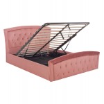 ΚΡΕΒΑΤΙ ΜΕ ΣΤΡΩΜΑ & ΑΠΟΘ.ΧΩΡΟ ODELIA HM21279.02 ΣΑΠΙΟ ΜΗΛΟ ΒΕΛΟΥΔΟ--ΓΙΑ 160x200εκ