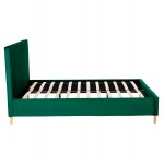 ΚΡΕΒΑΤΙ ΜΕ ΣΤΡΩΜΑ INDRA HM21280.04 ΚΥΠΑΡΙΣΣΙ ΒΕΛΟΥΔΟ--ΓΙΑ 160x200εκ