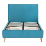 ΚΡΕΒΑΤΙ ΜΕ ΣΤΡΩΜΑ MAYLIN HM21281.02 ΤΙΡΚΟΥΑΖ ΒΕΛΟΥΔΟ--ΓΙΑ 120x200εκ