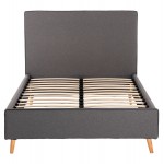 ΚΡΕΒΑΤΙ ΜΕ ΣΤΡΩΜΑ MAYLIN HM21281.03 ΓΚΡΙ ΥΦΑΣΜΑ--ΓΙΑ 120x200εκ