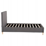 ΚΡΕΒΑΤΙ ΜΕ ΣΤΡΩΜΑ MAYLIN HM21281.03 ΓΚΡΙ ΥΦΑΣΜΑ--ΓΙΑ 120x200εκ