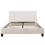 ΚΡΕΒΑΤΙ ΜΕ ΣΤΡΩΜΑ BECCA HM21283.01 ΛΕΥΚΟ PU--ΓΙΑ 150x200εκ