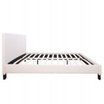 ΚΡΕΒΑΤΙ ΜΕ ΣΤΡΩΜΑ BECCA HM21283.01 ΛΕΥΚΟ PU--ΓΙΑ 150x200εκ