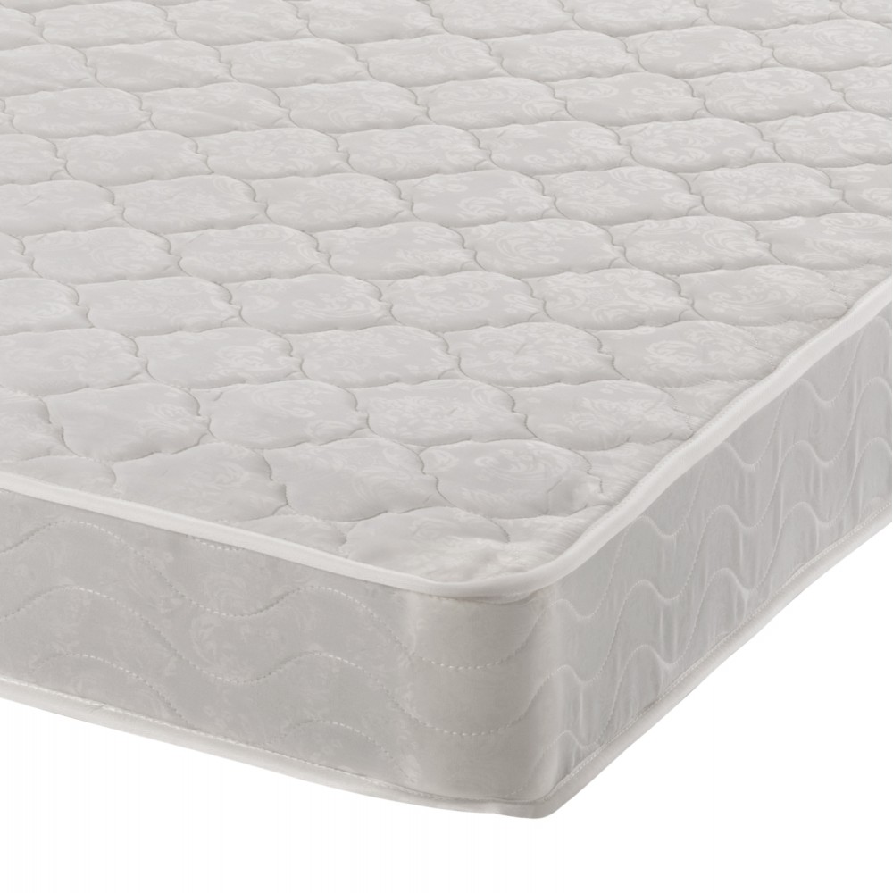 ΚΡΕΒΑΤΙ ΜΕ ΣΤΡΩΜΑ BECCA HM21283.01 ΛΕΥΚΟ PU--ΓΙΑ 150x200εκ