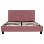 ΚΡΕΒΑΤΙ ΜΕ ΣΤΡΩΜΑ BECCA HM21283.05 ΣΑΠΙΟ ΜΗΛΟ ΒΕΛΟΥΔΟ--ΓΙΑ 150x200εκ