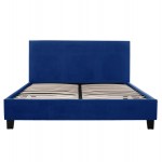 ΚΡΕΒΑΤΙ ΜΕ ΣΤΡΩΜΑ BECCA HM21283.07 ΜΠΛΕ ΒΕΛΟΥΔΟ--ΓΙΑ 150x200εκ