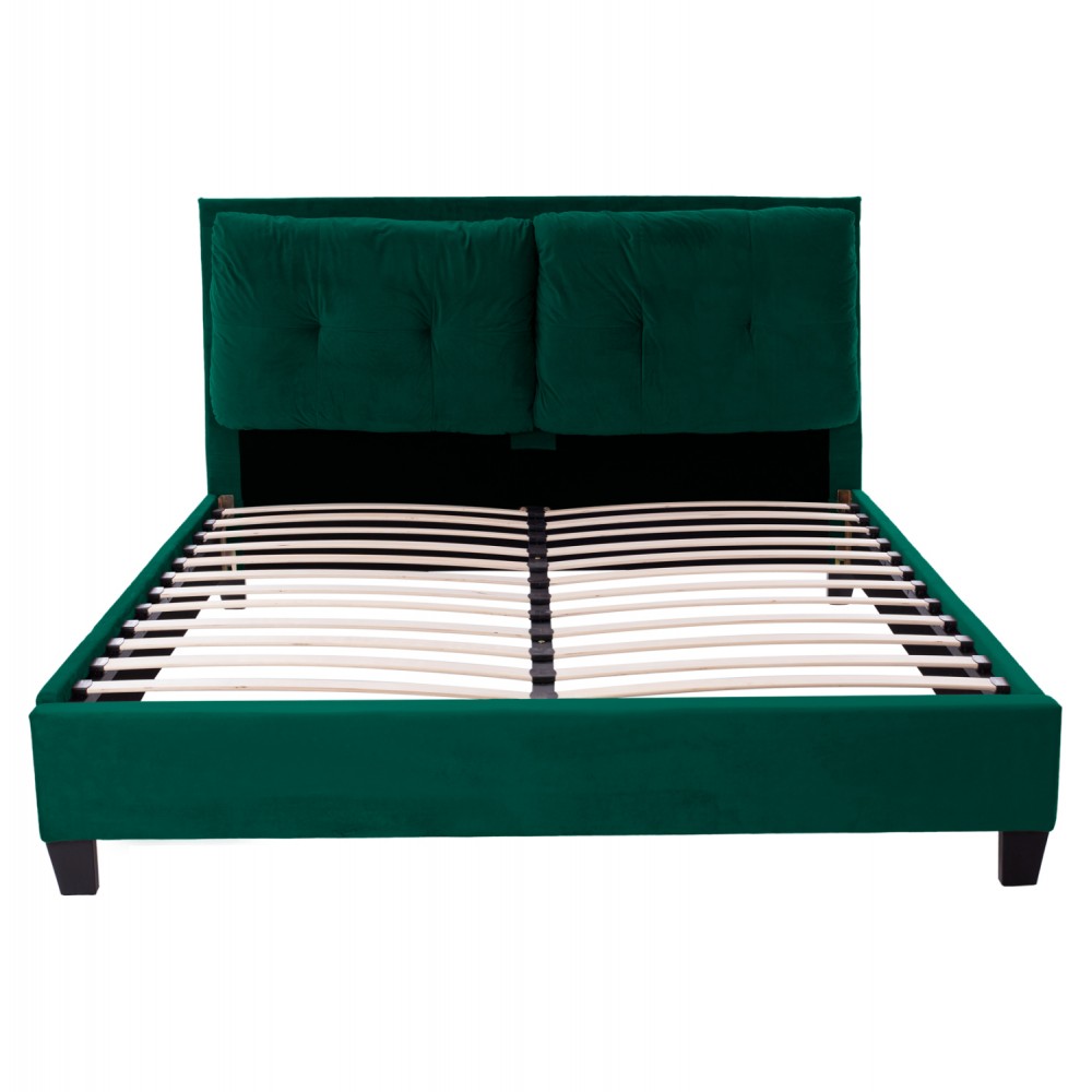 ΚΡΕΒΑΤΙ ΜΕ ΣΤΡΩΜΑ BILLIE HM21284.06 ΚΥΠΑΡΙΣΣΙ ΒΕΛΟΥΔΟ--ΓΙΑ 160x200εκ