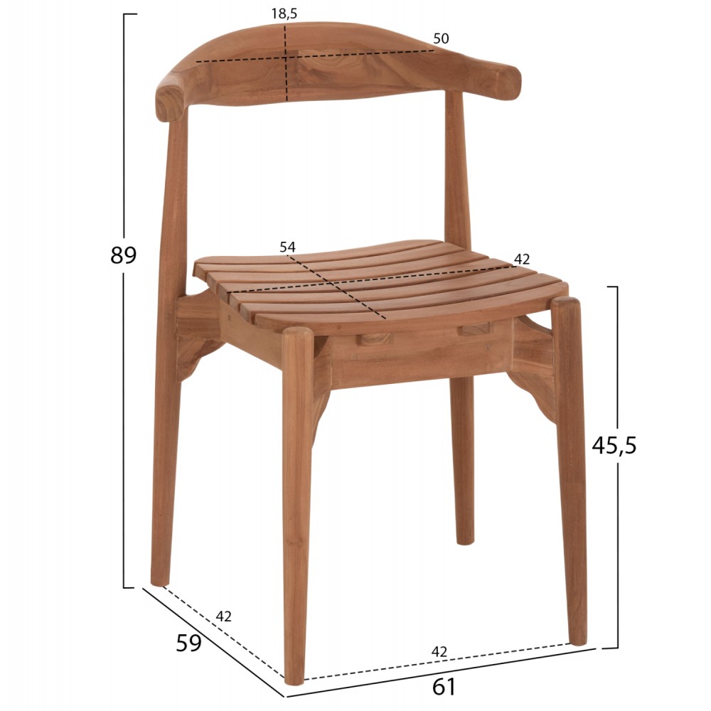 ΣΕΤ ΤΡΑΠΕΖΑΡΙΑΣ DONNY HM21292 ΤΡΑΠΕΖΙ ΕΠΕΚΤΕΙΝΟΜΕΝΟ & 6 ΠΟΛΥΘΡΟΝΕΣ--ΤΕΑΚ
