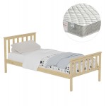 ΚΡΕΒΑΤΙ ΠΑΙΔΙΚΟ ΜΕ ΣΤΡΩΜΑ GIMLY HM21300 ΞΥΛΟ ΠΕΥΚΟΥ ΣΕ ΦΥΣΙΚΟ ΓΙΑ ΣΤΡΩΜΑ 90x190εκ