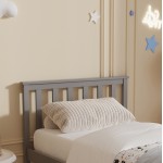 ΚΡΕΒΑΤΙ ΠΑΙΔΙΚΟ ΜΕ ΣΤΡΩΜΑ GIMLY HM21300.02 ΞΥΛΟ ΠΕΥΚΟΥ ΣΕ ΓΚΡΙ- ΓΙΑ ΣΤΡΩΜΑ 90x190εκ