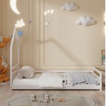 ΚΡΕΒΑΤΙ ΠΑΙΔΙΚΟ ΜΕ ΣΤΡΩΜΑ HOUSER HM21301 ΞΥΛΟ ΠΕΥΚΟΥ ΣΕ ΛΕΥΚΟ--ΣΤΡΩΜΑ 90x190εκ