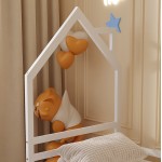 ΚΡΕΒΑΤΙ ΠΑΙΔΙΚΟ ΜΕ ΣΤΡΩΜΑ HOUSER HM21301 ΞΥΛΟ ΠΕΥΚΟΥ ΣΕ ΛΕΥΚΟ--ΣΤΡΩΜΑ 90x190εκ