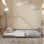 ΚΡΕΒΑΤΙ ΠΑΙΔΙΚΟ ΜΕ ΣΤΡΩΜΑ HOUSER HM21301.01 ΞΥΛΟ ΠΕΥΚΟΥ ΣΕ ΓΚΡΙ--ΣΤΡΩΜΑ 90x190εκ