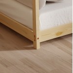 ΚΡΕΒΑΤΙ ΠΑΙΔΙΚΟ ΜΕ ΣΤΡΩΜΑ PEPE HM21302 ΞΥΛΟ ΠΕΥΚΟΥ ΣΕ ΦΥΣΙΚΟ--ΣΤΡΩΜΑ 90x190εκ