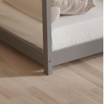 ΚΡΕΒΑΤΙ ΠΑΙΔΙΚΟ ΜΕ ΣΤΡΩΜΑ PEPE HM21302.02 ΞΥΛΟ ΠΕΥΚΟΥ ΣΕ ΓΚΡΙ--ΣΤΡΩΜΑ 90x190εκ