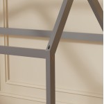 ΚΡΕΒΑΤΙ ΠΑΙΔΙΚΟ ΜΕ ΣΤΡΩΜΑ PEPE HM21303.02 ΞΥΛΟ ΠΕΥΚΟΥ ΣΕ ΓΚΡΙ--ΣΤΡΩΜΑ 70x140εκ