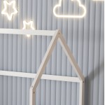 ΚΡΕΒΑΤΙ ΠΑΙΔΙΚΟ ΜΕ ΣΤΡΩΜΑ PHYLLIS HM21304.01 ΞΥΛΟ ΠΕΥΚΟΥ ΣΕ ΛΕΥΚΟ--ΣΤΡΩΜΑ 90x190εκ