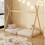 ΚΡΕΒΑΤΙ ΠΑΙΔΙΚΟ ΜΕ ΣΤΡΩΜΑ MUNK HM21306 ΞΥΛΟ ΠΕΥΚΟΥ ΣΕ ΦΥΣΙΚΟ--ΣΤΡΩΜΑ 90x190εκ