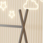 ΚΡΕΒΑΤΙ ΠΑΙΔΙΚΟ ΜΕ ΣΤΡΩΜΑ MUNK HM21306.02 ΞΥΛΟ ΠΕΥΚΟΥ ΣΕ ΓΚΡΙ--ΣΤΡΩΜΑ 90x190εκ