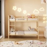 ΚΟΥΚΕΤΑ ΠΑΙΔΙΚΗ ΜΕ 2 ΣΤΡΩΜΑΤΑ LANTAI HM21307 ΞΥΛΟ ΠΕΥΚΟΥ ΦΥΣΙΚΟ--ΣΤΡΩΜΑΤΑ 90x190εκ