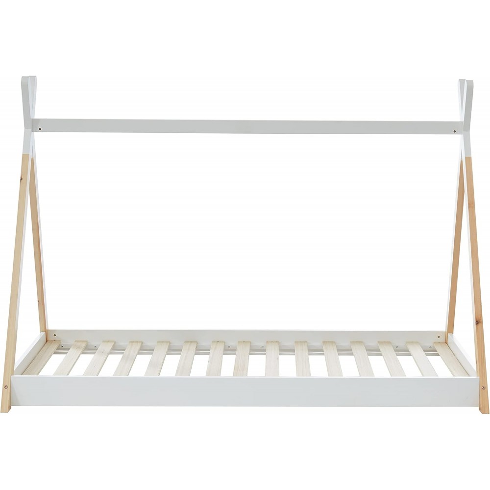 ΚΡΕΒΑΤΙ ΠΑΙΔΙΚΟ ΜΕ ΣΤΡΩΜΑ MUNK HM21308 ΞΥΛΟ ΠΕΥΚΟΥ ΦΥΣΙΚΟ-ΛΕΥΚΟ--ΣΤΡΩΜΑ 90x190εκ