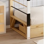 ΚΡΕΒΑΤΙ ΠΑΙΔΙΚΟ ΜΕ ΣΤΡΩΜΑ GOALIE HM21309 ΠΕΥΚΟ ΦΥΣΙΚΟ-ΛΕΥΚΟ-ΜΑΥΡΟ--ΣΤΡΩΜΑ 90x190εκ