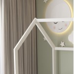 ΚΡΕΒΑΤΙ ΠΑΙΔΙΚΟ ΤΣΟΥΛΗΘΡΑ PHYLLIS HM21310.01 ΠΕΥΚΟ ΣΕ ΛΕΥΚΟ--ΜΕ ΣΤΡΩΜΑ 90x190εκ