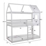 ΚΟΥΚΕΤΑ ΠΑΙΔΙΚΗ ΜΕ 2 ΣΤΡΩΜΑΤΑ HOOD HM21314.01 ΞΥΛΟ ΠΕΥΚΟΥ ΛΕΥΚΟ--ΣΤΡΩΜΑΤΑ 90x190εκ