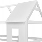 ΚΟΥΚΕΤΑ ΠΑΙΔΙΚΗ ΜΕ 2 ΣΤΡΩΜΑΤΑ HOOD HM21314.01 ΞΥΛΟ ΠΕΥΚΟΥ ΛΕΥΚΟ--ΣΤΡΩΜΑΤΑ 90x190εκ