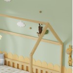 ΚΡΕΒΑΤΙ ΠΑΙΔΙΚΟ ΜΕ ΣΥΡΤΑΡΙΑ PHYLLIS HM21324 ΞΥΛΟ ΠΕΥΚΟΥ ΦΥΣΙΚΟ--ΜΕ ΣΤΡΩΜΑ 90x190εκ