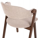 ΣΕΤ ΤΡΑΠΕΖΑΡΙΑΣ 9ΤΜΧ RIDER HM21341 ΤΡΑΠΕΖΙ ΑΠΟ MDF--ΚΑΡΕΚΛΕΣ RUBBERWOOD & ΥΦΑΣΜΑ
