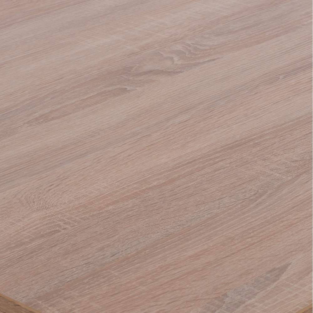 ΣΕΤ ΤΡΑΠΕΖΑΡΙΑΣ 3ΤΜΧ KELVIN HM21376 ΤΕΤΡΑΓΩΝΟ ΤΡΑΠΕΖΙ SONAMA OAK--2 ΚΑΡΕΚΛΕΣ ΜΑΥΡΕΣ