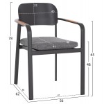 ΣΕΤ ΤΡΑΠΕΖΑΡΙΑΣ ΕΞ.ΧΩΡΟΥ 6 ΘΕΣΕΩΝ ELARA HM10726.01 ΓΚΡΙ ΑΛΟΥΜΙΝΙΟ-ΕΠΕΚΤΕΙΝΟΜΕΝΟ ΤΡΑΠΕΖΙ