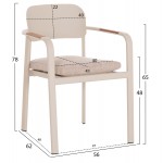 ΣΕΤ ΤΡΑΠΕΖΑΡΙΑΣ ΕΞ.ΧΩΡΟΥ 6 ΘΕΣΕΩΝ ELARA HM10726.05 ΜΠΕΖ ΑΛΟΥΜΙΝΙΟ-ΕΠΕΚΤΕΙΝΟΜΕΝΟ ΤΡΑΠΕΖΙ