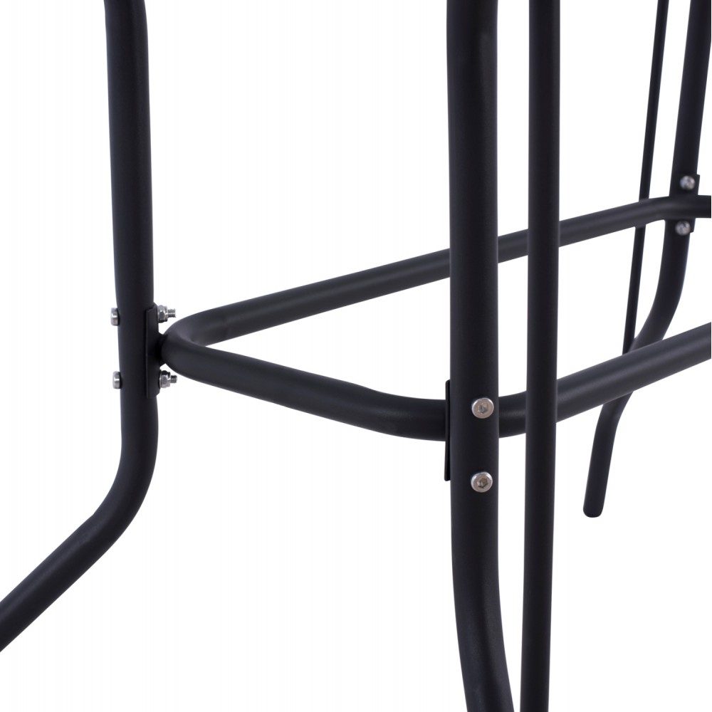 ΣΕΤ ΤΡΑΠΕΖΑΡΙΑΣ 5ΤΜΧ ADAM HM10727.01 ΚΑΡΕΚΛΕΣ ΜΕΤΑΛΛΙΚΕΣ & ΤΡΑΠΕΖΙ 110x60εκ ΓΚΡΙ