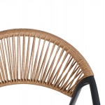 ΣΕΤ ΤΡΑΠΕΖΑΡΙΑΣ 5ΤΜΧ ADAM HM10727.01 ΚΑΡΕΚΛΕΣ ΜΕΤΑΛΛΙΚΕΣ & ΤΡΑΠΕΖΙ 110x60εκ ΓΚΡΙ