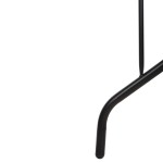 ΣΕΤ ΤΡΑΠΕΖΑΡΙΑΣ 5ΤΜΧ ADAM HM10727.03 ΚΑΡΕΚΛΕΣ ΜΕΤΑΛΛΙΚΕΣ & ΤΡΑΠΕΖΙ 120x70εκ ΜΑΥΡΟ