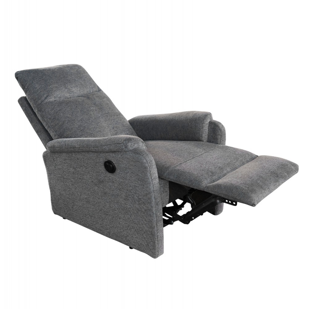 ΣΕΤ ΚΑΝΑΠΕΣ-ΠΟΛΥΘΡΟΝΑ RELAX SYNTHIA HM10736.03 ΓΚΡΙ ΥΦΑΣΜΑ-ΗΛ.ΑΝΑΚΛΙΣΗ [R]