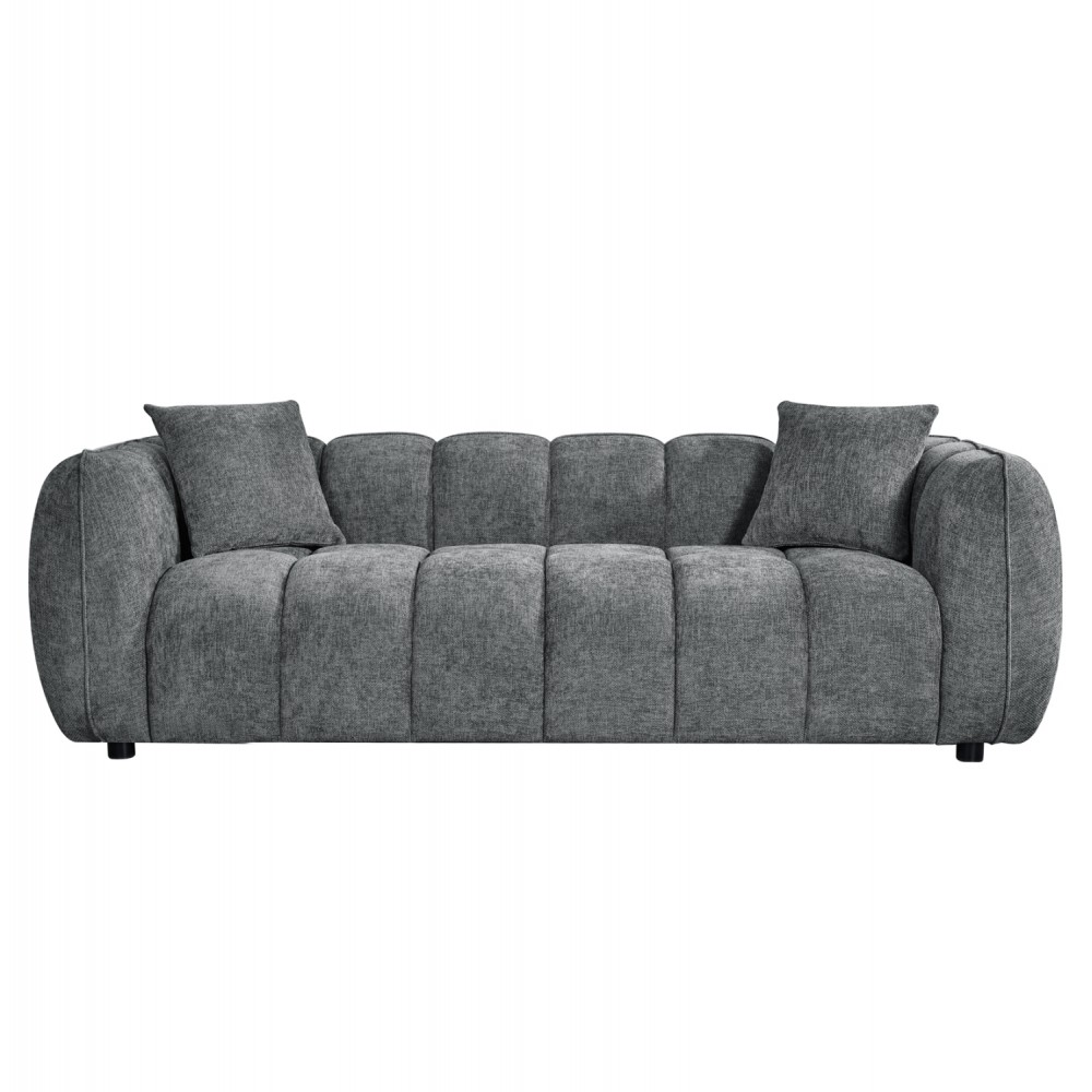 ΣΕΤ ΣΑΛΟΝΙ 3ΘΕΣΙΟΣ & 2ΘΕΣΙΟΣ LYKKE HM10812.01 ΓΚΡΙ ΥΦΑΣΜΑ