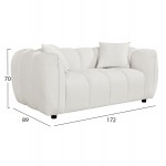 ΣΕΤ ΣΑΛΟΝΙ 3ΘΕΣΙΟΣ & 2ΘΕΣΙΟΣ LYKKE HM10812.02 ΕΚΡΟΥ ΥΦΑΣΜΑ