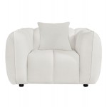 ΣΕΤ ΚΑΝΑΠΕΣ ΓΩΝΙΑ (ΑΡΙΣΤΕΡΗ)-ΠΟΛΥΘΡΟΝΑ LOUNGE LYKKE HM10820.02L ΕΚΡΟΥ ΥΦΑΣΜΑ