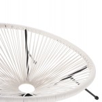 ΣΕΤ ΕΞΩΤΕΡΙΚΟΥ ΧΩΡΟΥ 3ΤΜΧ ACAPULCO HM11861.12 P.E.RATTAN ΛΕΥΚΟ-ΜΕΤΑΛΛΟ ΣΕ ΜΑΥΡΟ